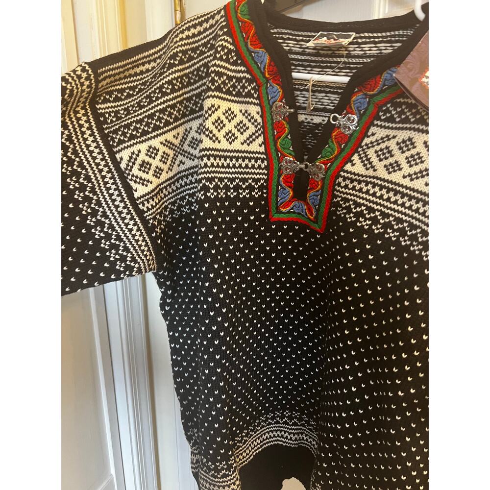 NWT Dale of Norway 100% Wool Norwegian Traditional Isle Pattern Sweater XXL